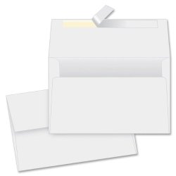 Quality Park 4×6 Photo Envelopes, Redi-Strip, 4.5 Inches x 6.25 Inches, 24 lb, White Wove, Box of 50 (10742)