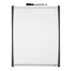 Quartet Magnetic Dry Erase Board, 11 x 14 Inches, Black/Silver Frame (79367)