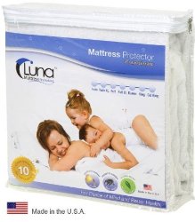 Queen Size Luna Premium Hypoallergenic Waterproof Mattress Protector