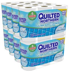 Quilted Northern Ultra Soft and Strong Bath Tissue, 48 Double Rolls