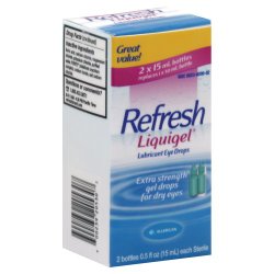 Refresh Liquigel Lubricant Eye Drops 1 Fluid – 2 x 0.5 Ounce each