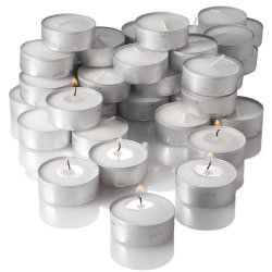 Richland® Tealight Candles White Unscented Set of 125
