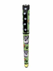 Schnauzer Pen Easy Glide Gel Pen, Refillable With A Perfect Grip, Great For Everyday Use