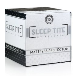 Sleep Tite by Malouf Hypoallergenic 100% Waterproof Mattress Protector- 15-Year Warranty