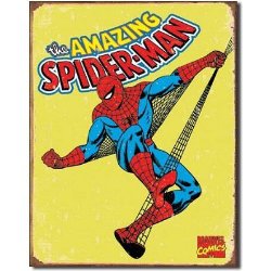 Spiderman Retro Tin Metal Sign