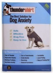 Thundershirt  Dog Jacket for Anxiety, Large, Solid Grey