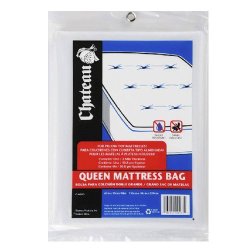UBOXES Moving Supplies Queen Size 61 x 15 x 90 Inches 2 MIL Heavy Duty Polyethylene Mattress Cover (QUEENCOVER01)