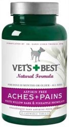 Vet’s Best Aspirin Free Aches & Pains Formula Chewable Tablets, 50 Count