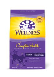 Wellness Complete Health Natural Dry Dog Food, Chicken Recipe, 30-Pound Bag