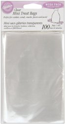 Wilton 1912-1294 100 Count Party Bags, Clear, Mega Pack