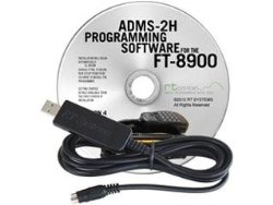 Yaesu ADMS-2H Programming Software on CD with USB Computer Interface Cable for FT-8900R by RT Systems
