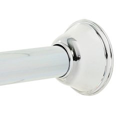 Zenna Home 771SS, Tension Shower Curtain Rod, 43 to 72-Inch, Chrome