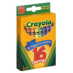 Crayola Classic Color Pack Crayons, 16 Colors/Box (52-3016)