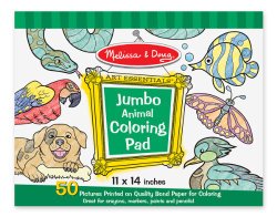 Melissa & Doug Jumbo Coloring Pad – Animals