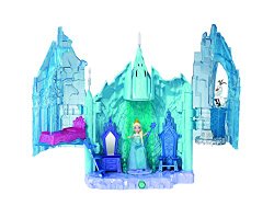 Disney Frozen Small Doll Elsa and Magical Lights Palace Playset