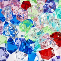 Bulk Pirate Jewels and Gems, 1 Pound Bag, Approximately 160 pieces, Assorted Colors