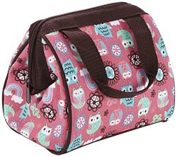 Fit and Fresh Kids Riley Insulated Lunch Bag, Rainbow Owl
