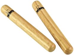 Nino Percussion NINO502 Natural Wood Claves, Small
