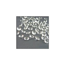 2000 Diamond Table Confetti Wedding Bridal Shower Party Decorations 1 Carat/ 6.5mm Clear
