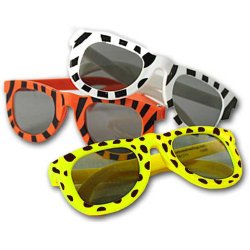 Animal Print Sunglasses Assortment (1 dz) (colors may vary)