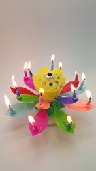 Best Magic Musical Happy Birthday Candles (Rainbow)