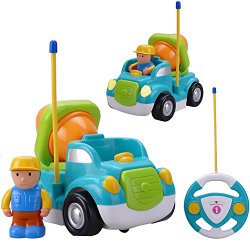 Holy Stone® RC Cement Mixer/Dump Truck Radio Control Toy for Toddlers & Pre-Kindergarten (Shipped At Random)