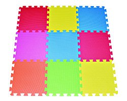 Multi-color Exercise Mat Solid Foam EVA Playmat Kids