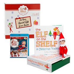 Elf on the Shelf Blue Eyed Boy with Bonus “An Elf Story” Bluray/dvd Combo – Direct From North Pole in Limited Edition Official Gift Box