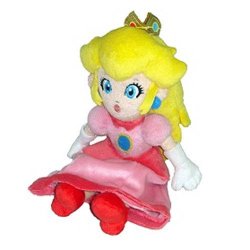 Little Buddy Toys Official Super Mario Plush 8″ Princess Peach