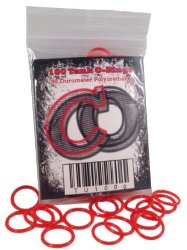 100 Polyurethane CO2 / HPA Tank O-Rings (90 Durometer) [RED]