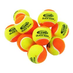 Gamma Quick Kids Tennis Balls – For 60 Foot Court (12 Pack)