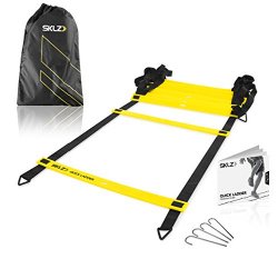 SKLZ Quick Flat Rung Agility Ladder with Free SKLZ Carry Bag