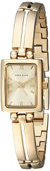 Anne Klein Women’s 10-5404CHGB Gold-Tone Dress Watch