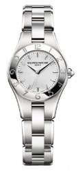Baume & Mercier Women’s 10009 Linea Silver Dial Stainless Steel Watch