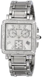 Bulova Women’s 96R000  Diamond Accented Chronograph Watch