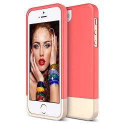 iPhone 5S Case , iPhone 5 Case , Maxboost [Vibrance Series] (Italian Rose / Champagne Gold)