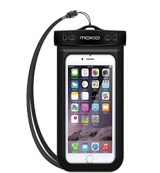 MoKo Universal Waterproof Case With Armband & Neck Strap BLACK