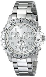 Invicta Men’s 6620 II Collection Chronograph Stainless Steel Silver Dial Watch