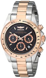 Invicta Men’s 6932 Speedway Professional Collection 18k Rose Gold-Plated and Stainless Steel Watch