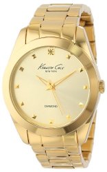 Kenneth Cole New York Women’s KC4949 Rock Out Yellow Gold Dial Diamond Dial Bracelet Watch