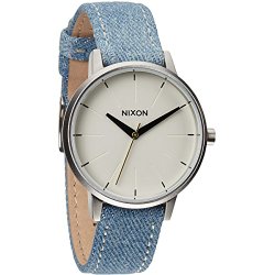 Nixon Women’s Kensington Stainless Steel Watch with Leather Band