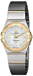 Omega Women’s 123.20.24.60.55.002 Mother-Of-Pearl Dial Constellation Watch