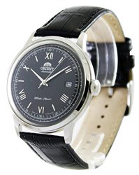 Orient Bambino Automatic Dress Watch with Black Dial, Roman Numeral Markers ER2400DB