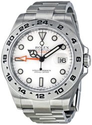 Rolex Explorer II White Automatic Stainless Steel Mens Watch 216570WSO