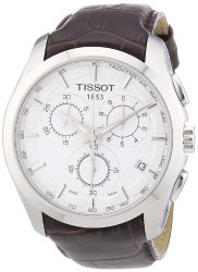Tissot Men’s T0356171603100 Couturier Silver Chronograph Dial Watch