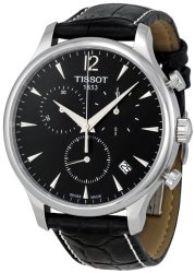 Tissot Men’s T063.617.16.057.00 Black Dial Tradition Watch