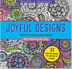 Joyful Designs Adult Coloring Book (31 stress-relieving designs) (Studio)