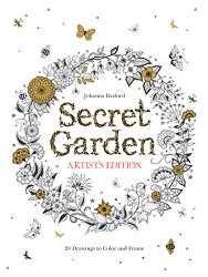 Secret Garden Artist’s Edition: 20 Drawings to Color and Frame