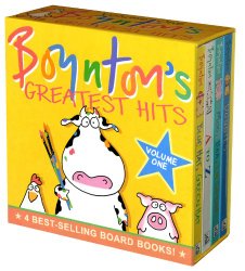 Boynton’s Greatest Hits: Volume 1/Blue Hat, Green Hat; A to Z; Moo, Baa, La La La!; Doggies (Boynton Board Books)
