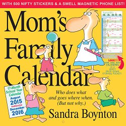 Mom’s Family Wall Calendar 2016